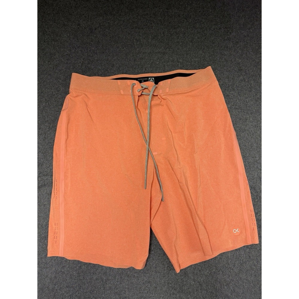 Outerknown Apex Trunks Board Shorts Kelly Slater Mens Size 31 Orange 9" $145